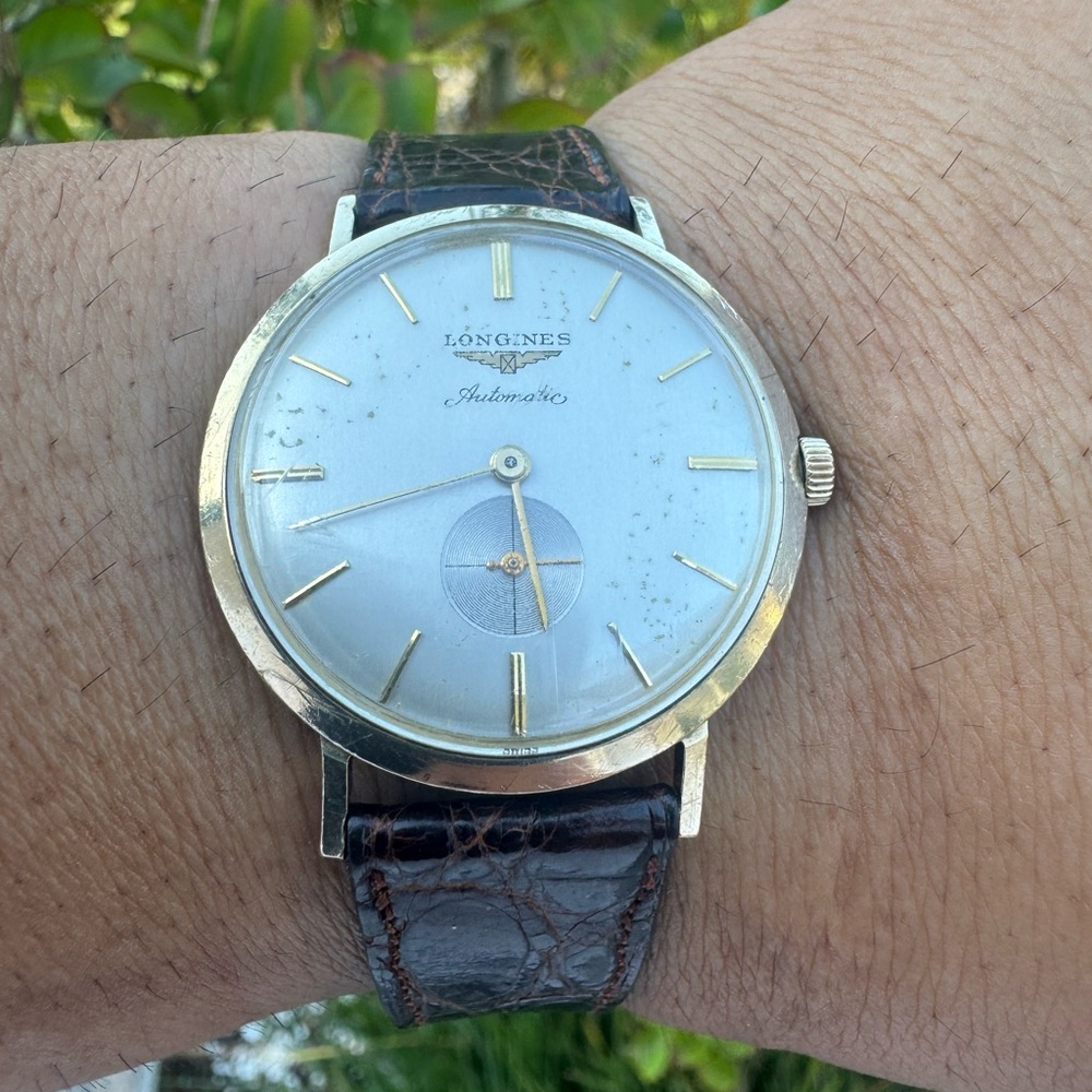 1961 Longines Admiral Automatic 10k GF Men’s Watch 🔥